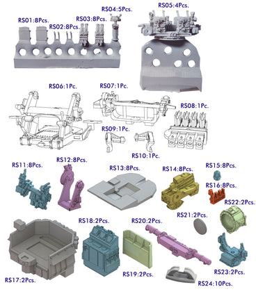 1/200 Pontos Model USS CV-6 Enterprise 1942 Detail Up Set (Teak Tone Deck) 27010FN