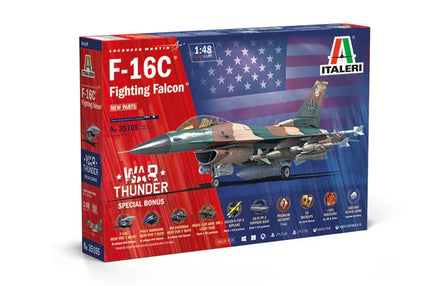 1/48 Italeri F-16C Fighting Falcon - War Thunder 35105 - MPM Hobbies
