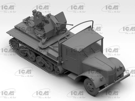 1/35 ICM Sd.Kfz.3B with Flak 38 Truppenluftschutzwagen 35455