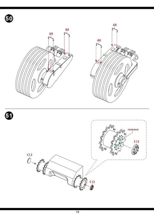 1/35 Pig Models M4A1 Sherman w/ T1E3 US Army Mine Exploder Plastic Model Kit 35-006