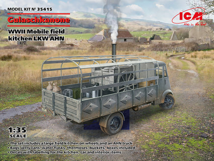 1/35 ICM WWII German Mobile Field Kitchen AHN 'Gulaschkanone' 35415