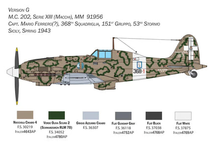 1/32 Italeri Macchi MC.202 Folgore 2518 - MPM Hobbies