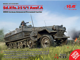 1/35 ICM Sd.Kfz.251/1 Ausf.A WWII German Armoured Personnel Carrier 35101