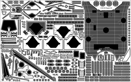 1/350 Pontos Model IJN Nagato 1941 Detail Up Set for Hasegawa 35029F1