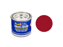 Revell Email Color Enamel Paint 14ml - Matte "Carmine Red" (RAL 3002) 32136