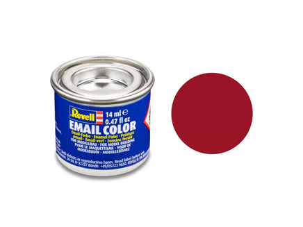 Revell Email Color Enamel Paint 14ml - Matte "Carmine Red" (RAL 3002) 32136