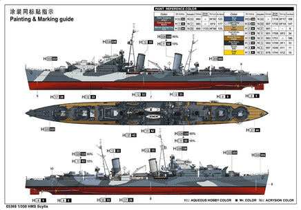1/350 Trumpeter HMS Scylla 05368