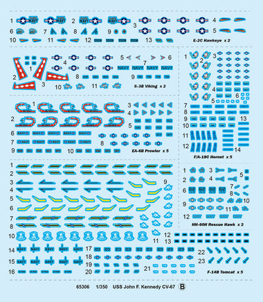 1/350 iLoveKit USS John F. Kennedy CV-67 65306