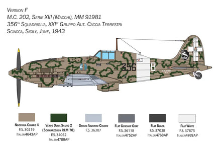 1/32 Italeri Macchi MC.202 Folgore 2518 - MPM Hobbies