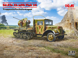 1/35 ICM Sd.Kfz.3B with Flak 38 Truppenluftschutzwagen 35455