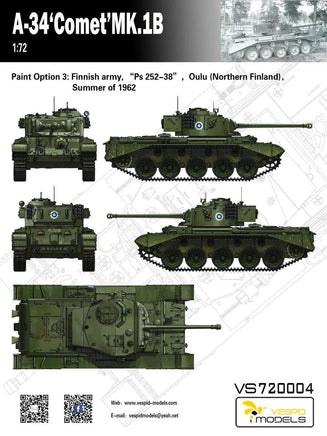 1/72 Vespid A34 Comet Mk.IB 720004