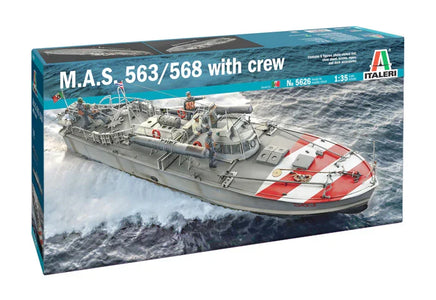 1/35 Italeri M.A.S. 563/568 with Crew 5626