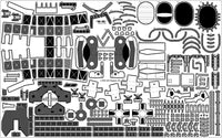 1/350 Pontos Model IJN Nagato 1941 Detail Up Set for Hasegawa 35029F1