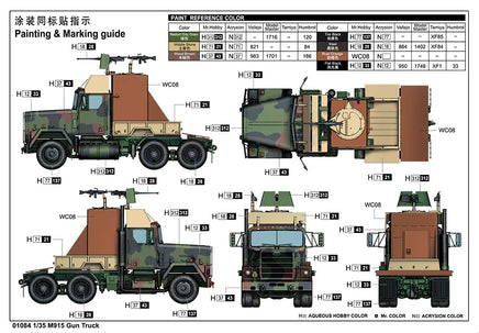 1/35 Trumpeter M915 Gun Truck 01084