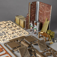 Kaiyodo ARTPLA Girls & Panzer Final Chapter Garage Set [A] AP035