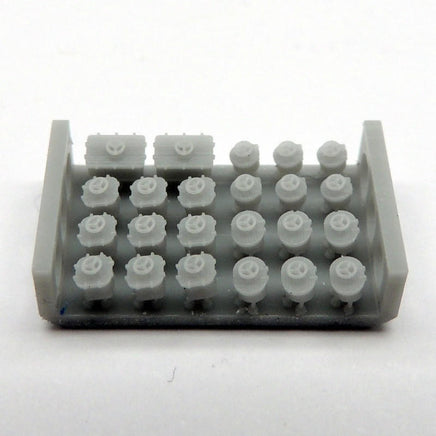 1/350 Black Cat Models Assorted Hatches with Handwheels (x23) AC350057c