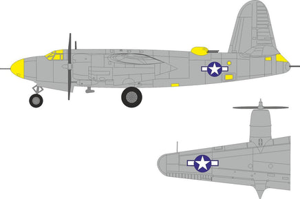 1/48 Eduard B-26F Marauder US national insignia EX1138