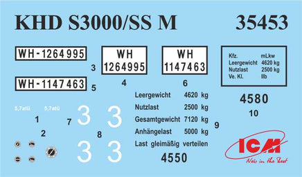 1/35 ICM Wehrmacht Maultiers DS3522