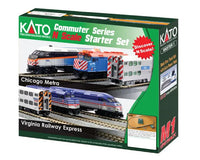 N Kato Chicago Metra Commuter Starter Set/MP36PH 106-0031