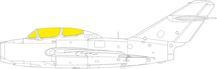 1/72 Eduard Paint Mask for EDUARD UTI MiG-15 CX645