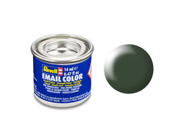 Revell Email Color Enamel Paint 14Ml - Silk "Dark Green" (Ral 6020) 32363