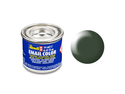 Revell Email Color Enamel Paint 14Ml - Silk "Dark Green" (Ral 6020) 32363