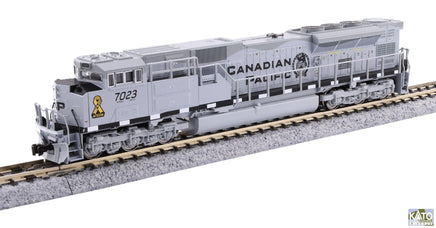 N Kato Canadian Pacific #7023 (Grey) SD70ACu w/Pre-Installed DCC 176-8544-D