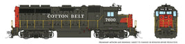 HO Rapido EMD GP40 (DC/DCC/Sound): SSW/Cotton Belt: #7600 40523