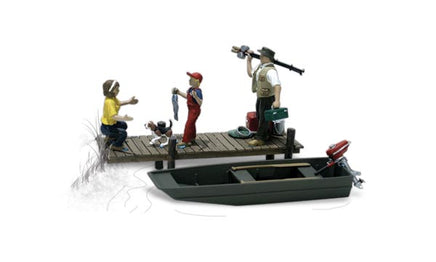 O Woodland Scenic Accents Family Fishing A2756