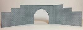 Model of a brick archway on a plain background