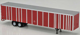 HO Bowser 53' Plate Wall Highway Trailers Undecorated Red Body 43431