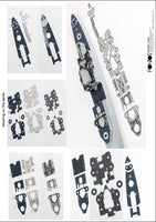 1/350 Pontos Model USS CA-35 Advanced Plus Set For 35017F1 - 31017F1