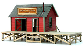 HO Banta Modelworks Herbert's Crossing Freight House #2082