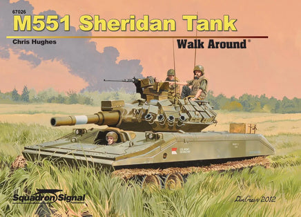 Squadron Signal M551 Sheridan Walk Around - Hardcover 67026