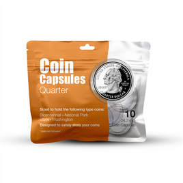 Whitman Coin Capsules - Quarters (10 Count) 4541