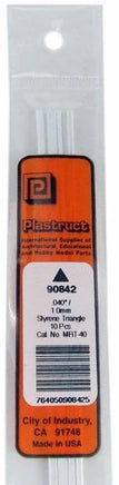 Plastruct .040 Triangular Styrene Rod (MRT-40 / 10 Pack) 90842 - MPM Hobbies
