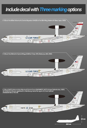 1/144 Academy USAF E-3G Sentry "AEW&C" 12629