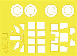 1/48 Eduard Paint Mask for HASEGAWA A6M2 Zero/Rufe EX062