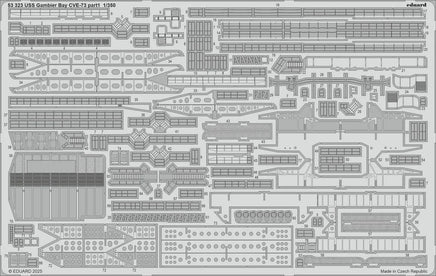 1/350 Eduard USS Gambier Bay CVE-73 part 1 Photo Etch 53323