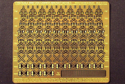 1/350 Gold Medal WWII USN AIRCRAFT DETAILS 350-26