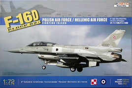 1/72 Kinetic F-16D Block 52+ Fighting Falcon 72002
