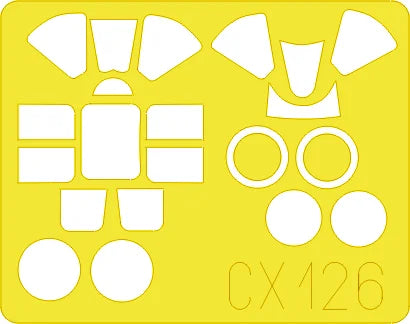 1/72 Eduard Paint Mask for ACADEMY F6F CX126