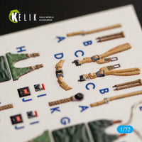 1/72 Kelik Blackburn Buccaneer S.2C interior 3D decals for Airfix kit K72044