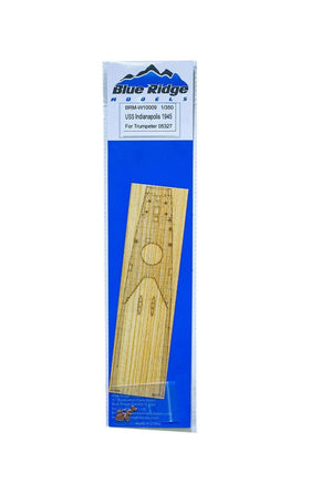 1/350 Blue Ridge Models USS Indianapolis 1944 Wood Deck for Trumpeter W10009