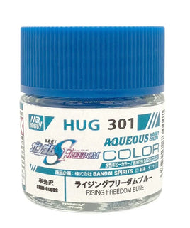 Mr. Hobby Aqueous Hobby Color Gundam Seed Rising Freedom Blue Semi-Gloss (10ml) HUG301