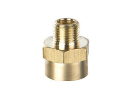 Vigiart HS-A4 compressor adapter brass fitting, 1/4 inch female to 1/8 BSP male, Badger compatible, product code 588
