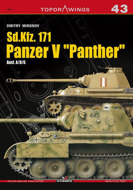 Kagero Publishing Sd.Kfz. 171 Panzer V Panther: Ausf. A/D/G Top Drawings Book 07043