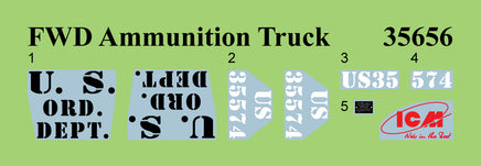1/35 ICM FWD Type B WWI Ammunition Truck 35656
