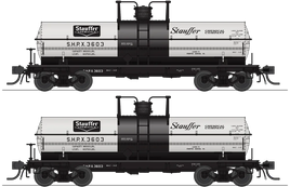HO Broadway Ltd 6,000 Gallon Tank Cars Stauffer Chemical (2-Pack) 6467