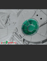 Green Strawberry Millennium Falcon Paint Mask - Fine Molds / Revell AM015